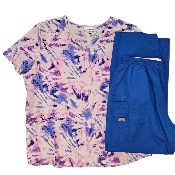 Smart Scrubs Other - Tie Die Scrub Set